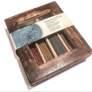 Hand Rolled Incense Gift Set In Wooden Box
